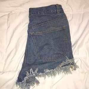 High waisted shorts
